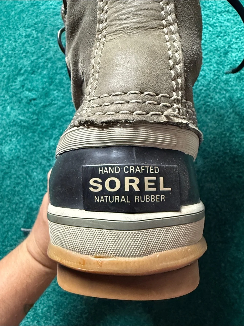 Sorel women Joan of arctic Olive Suede Fur-Trim Lace-Up Winter Boots